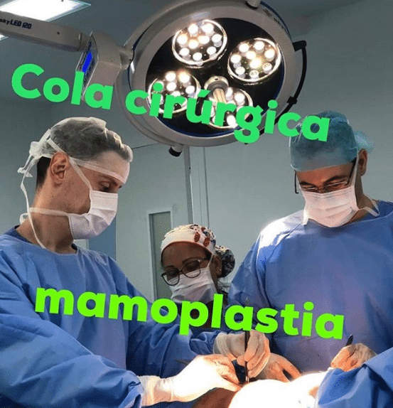 cola cirurgica mamoplastia