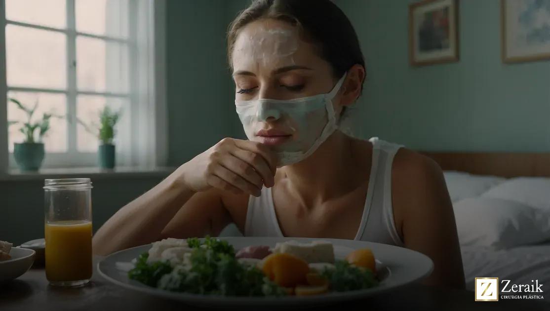 O que não se pode comer depois da rinoplastia? cuidados para uma recuperação tranquila